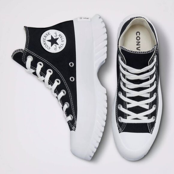 Converse Chuck Taylor All Star Lugged 2.0 Shoes Sneakers Black - Picture 2 of 6